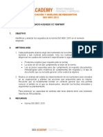 Identificación Y Análisis de Requisitos ISO 9001:2015: Andrea Carolina Delgado Acevedo CC 109878057