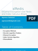 Elgamalredis: Elgamal Encryption Over Redis and Index Calculus Attack