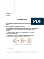 Variabilidad Genetica