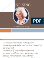 Imogene King: Goal Attainment Theory