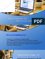 How To Lock Amibroker AFL