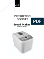 Instruction Booklet: Bread Maker