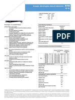 Groupe Électrogène Diesel Industriel - 50 HZ: Caractéristiques Générales KOHLER SDMO, Haute Qualité