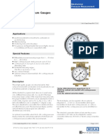 Differential Pressure Gauges Cryo Gauge Model 712.15: Applications