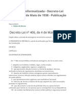 Decreto-Lei Nº 406, de 4 de Maio de 1938