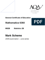 Mark Scheme: Mathematics 6360