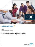 SAP SuccessFactors Migrating Features PDF