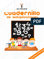 Cuadernillo de Multiplicaciones