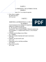 Parte 1: Responda La Pregunta 1 de Acuerdo Con El Ejemplo