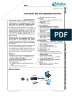 Da14581 Low Power Bluetooth Smart Soc With Optimized Boot Time