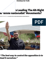 Why Are Jews Leading The Alt-Right & 'White Nationalist' Movements - Christians For Truth