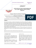 Ijriet: Estmation of Wing Parameters For Naca 24012 Airfoil With Control Surface