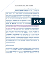 Transacción Extrajudicial