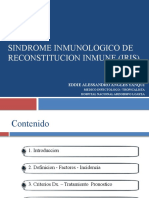 Sindrome Inmunologico de Recosntitucion Inmune (Iris)