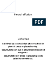 1.pleural Effusion