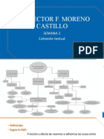 Mg. Héctor F. Moreno Castillo: Semana 2 Cohesión Textual