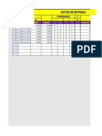 Datos de Entrada: Unidad Coordenadas