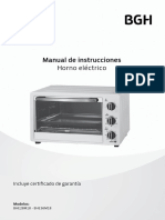 Manual Hornos Electr Bhe28m18 Bhe36m18 Julio 2018 PDF Baja Xej