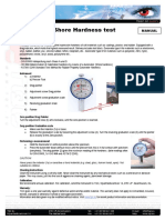 Durometer Shore Hardness Test: LD0550, LD0551