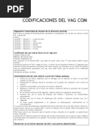 Codificaciones Vag Ultima Generacion