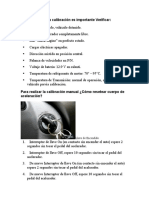 Calibracion de Cuerpo de Aceleracion Electronico