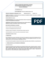 GUIA DE APRENDIZAJE No 2 - PREPARAR TERRENOS MANUALMENTE PARA CONSTRUIR OBRAS DE ARTE Y OBRAS DE