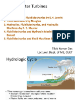 Water Turbines: Tilok Kumar Das Lecturer, Dept. of ME, CUET