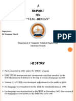 ON "Vlsi - Design": Supervisor: Submitted By: DR Montasar Sharif Mohammed Ayoub Othman