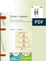 Hecho y Opinión