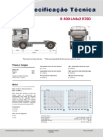 Especificação Técnica Chassis: R 400 LA4x2 R780