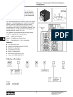 Series 2F1C General Description Technical Information: Pressure Compensated Flow Control Valves