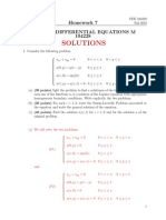 Solutions: Homework 7 Partial Differential Equations M 104228