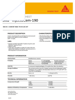 Sika® Injectocem-190: Product Data Sheet