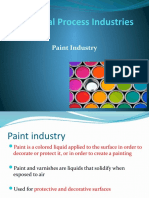 Chemical Process Industries: Paint Industry