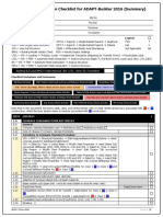 FEM Design Verification Checklist For ADAPT-Builder 2016 (Summary)