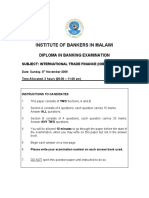 International Trade Finance - Nov 2009