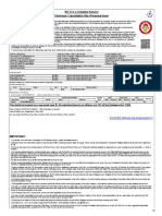 Irctcs E-Ticketing Service Electronic Cancellation Slip (Personal User)