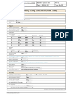 Ni-Cad Battery Sizing Calculation (IEEE 1115)