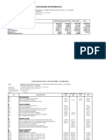 Cronograma y Desconsolidado de Avance de Obra