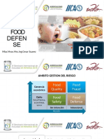 FOOD SAFETY FOOD DEFENSE Ing Cesar Suarez