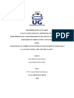 Análisis de La Correlación Entre El Sueldo Básico Unificado y