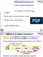 Lesson 1-Introduction To Redox Reactions: Redox Chemistry and Electrochemistry