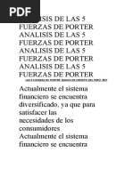 Las 5 Fuerzas de Porter: Banco de Credito Del Perú-Bcp