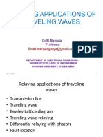 Relaying Applications of Traveling Waves: Dr.M.Manjula Professor