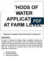 Chapter 3 Method of Water Application For Irrigation (1) - 1