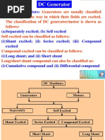 DC Generator: Types of Generators