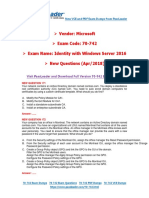 (Apr-2018) New PassLeader 70-742 Exam Dumps PDF