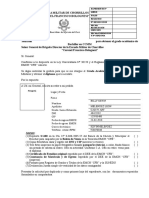 Solicitud para Obtener El Grado Académico de Bachiller en CCMM