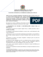 Plano de Contingencia em Periodo de Pandemia Covid-19