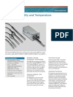 HMT310 Humidity and Temperature Transmitter: Reliable Vaisala HUMICAP® Technology Chemical Purge